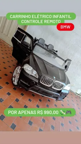Carrinho elétrico infantil BMW 