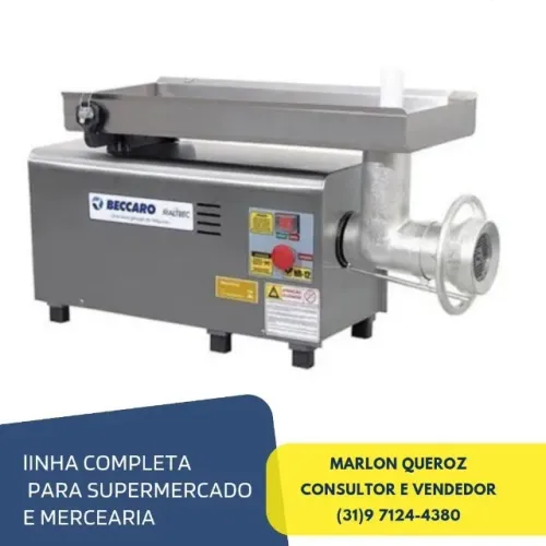 Moedor de Carne Novo Para Açougue Beccaro