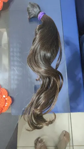 Cabelo Natural castanho 