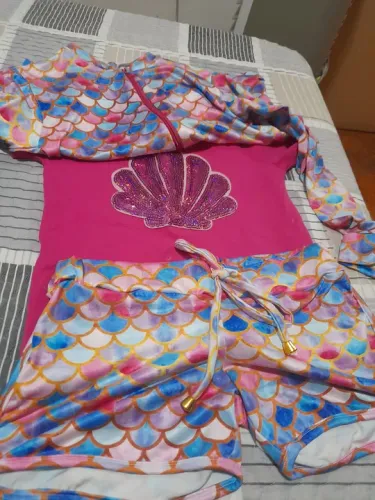 Conjunto de Roupa Infantil Sereia - Fantasia