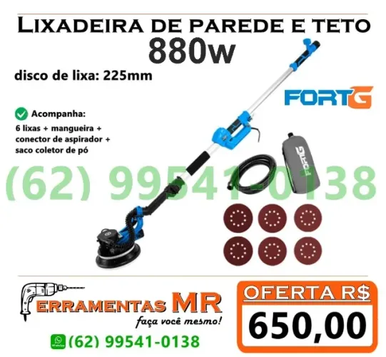Lixadeira Telescópica nova 880w