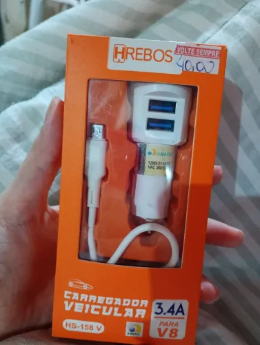 Vendo carregador veicular