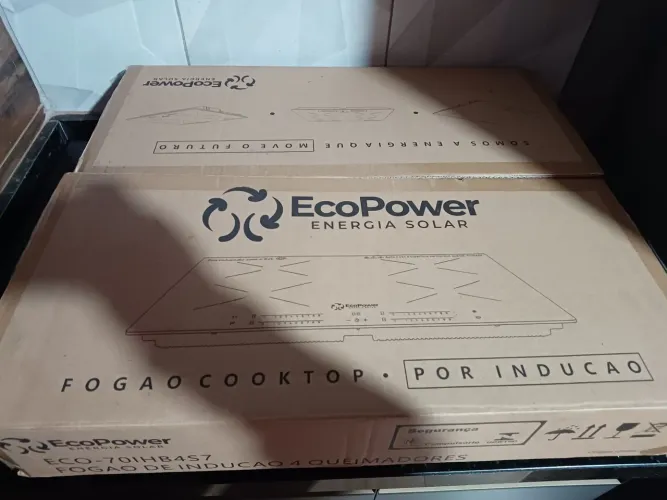 Cooktop por Indução EcoPower Novo nunca usado na caixa - 4 Queimadores
