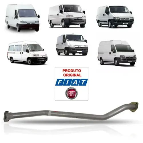 Escapamento Frontal Saída Turbina Original Fiat Ducato 2001 A 2009