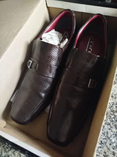 Sapato social masculino couro n° 40