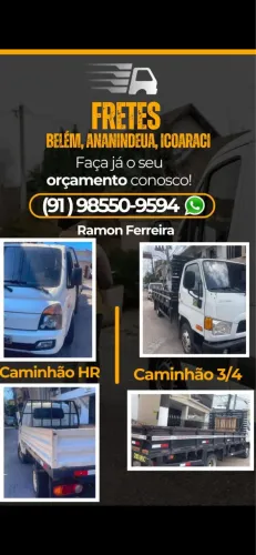 Frete Belém Ananindeua Icoaraci ?