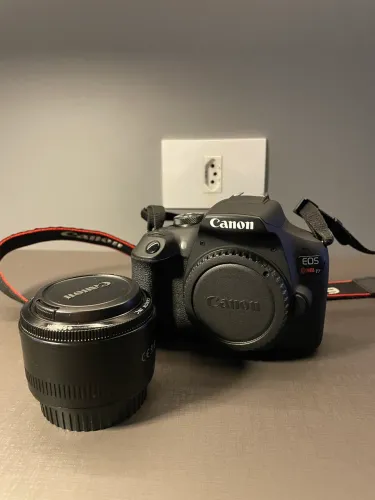 Cânon T7+Lente 50mmF1.8