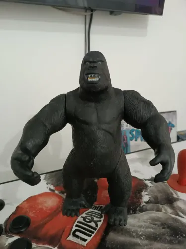 Boneco King Kong anos 80. Item ideal para colecionadores.