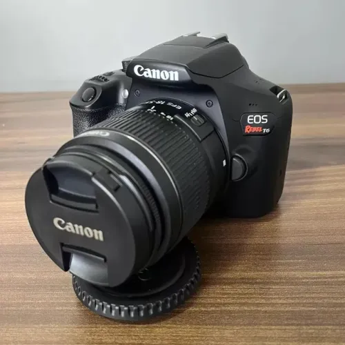 T6 + 18-55mm com WiFi câmera Canon pra fotografia odontologia, só falo whats, não falo olx
