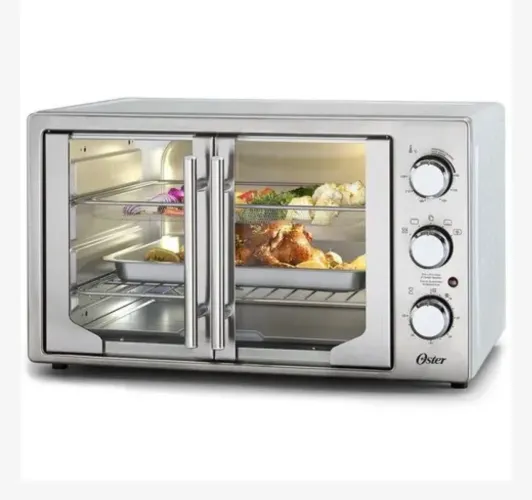 Novo e na caixa - Forno e Fritadeira Sem Óleo Oster 42L French Door 2 em 1 - 127V