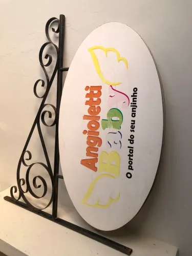 Placa para Loja (ferro fundido)