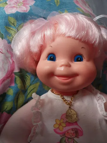 Boneca Feijaozinho Rosa Estrela