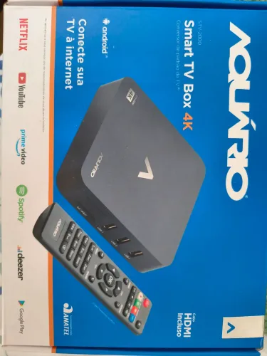 Smart TV Box 4K Aquário 
