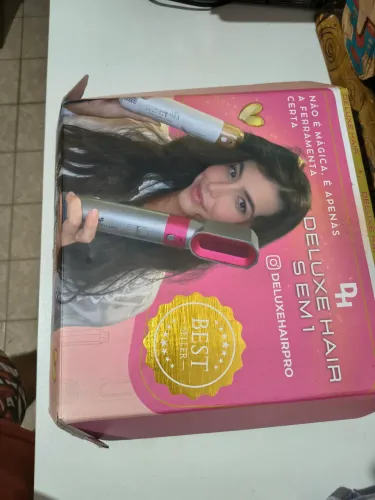Escova Modeladora 5 Em 1 DeLuxe Hair Pro ( Na Caixa)