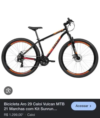 Bike aro 29 freio a disco