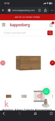 Armário basculante 60cm
