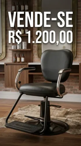 Cadeira barbeiro reclinável / cabeleireiro