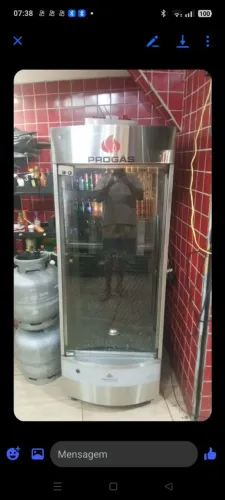 Máquina de frango pro gás 