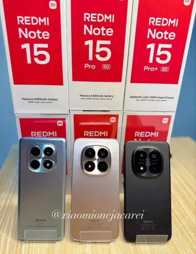 Redmi Note 15 Pro 5G 512/08- Preto Azul Lacrado Entregamos Grátis 
