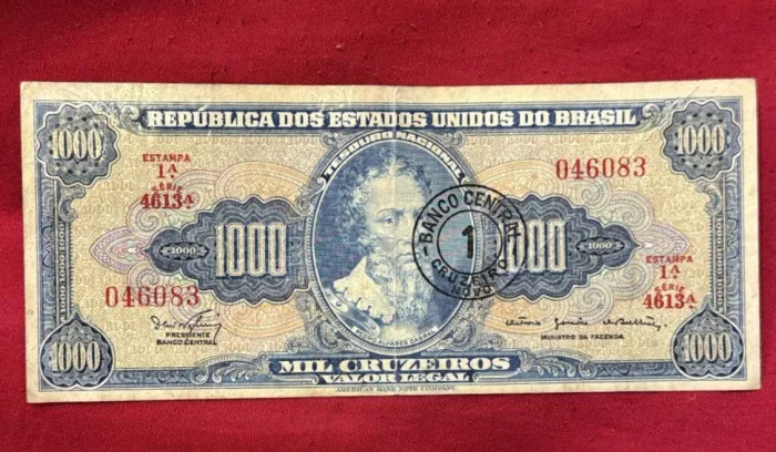 NOTA RARA MIL CRUZEIROS