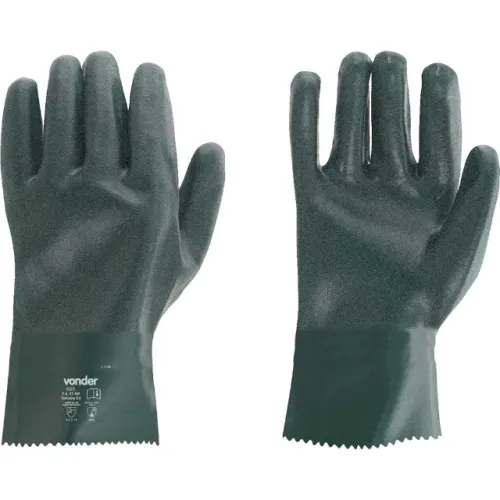Luva de PVC áspera com forro, 26 cm, PAV 0026 VONDER