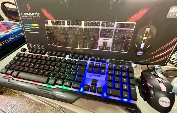Kit Teclado e Mouse GAMER Lehmox HyperGT