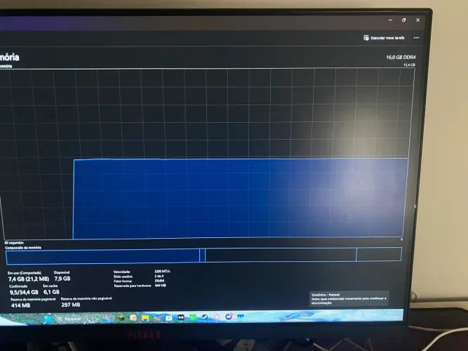 MEMÓRIA ASGARD VALKYRIE DDR4 2x8gb 3200mhz