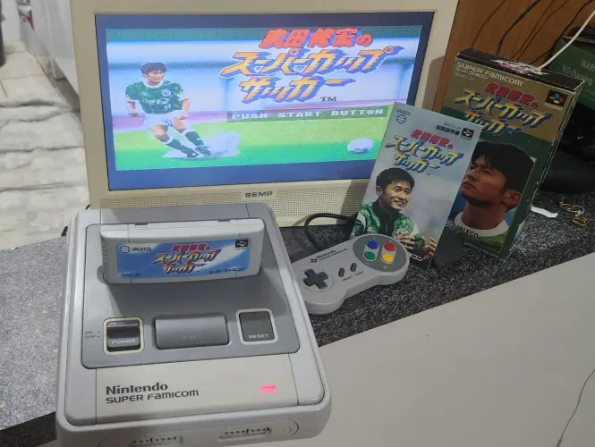 Super Famicom c/ controle Original + Jogo original