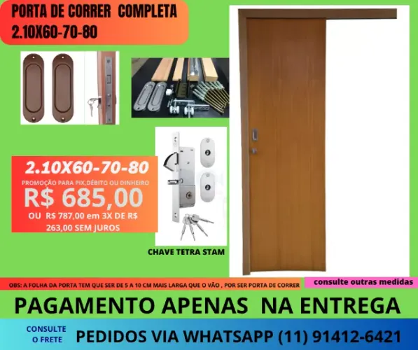 porta em correr mod cod 852f