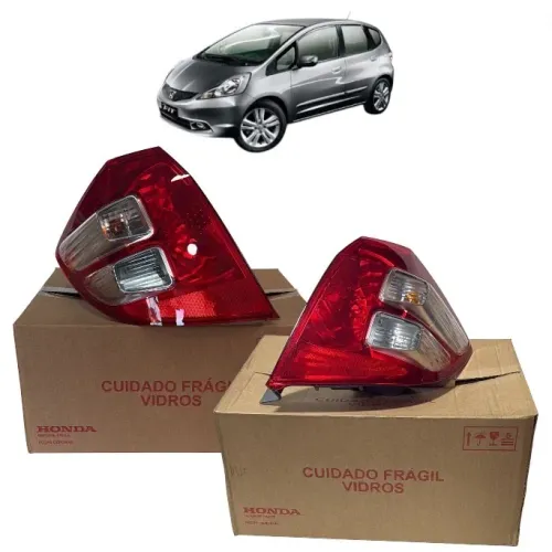 Par de lanterna Honda New Fit 09/14 originais 