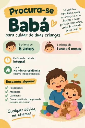 Procuro por babá