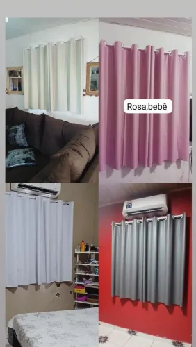 Blackout veda luz cortinas kit e instalação grátis