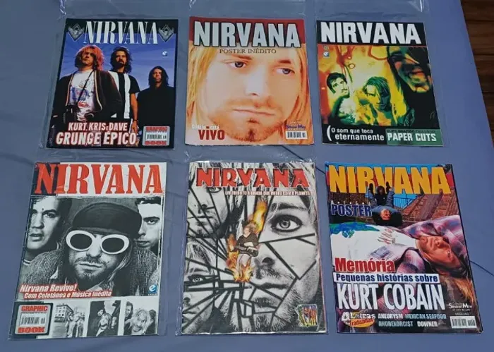 Revista Nirvana , GreenDay - Bandas Punk Rock - Kurt Cobain