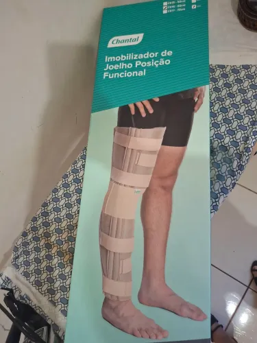 Imobilizador de joelho posição funcional 