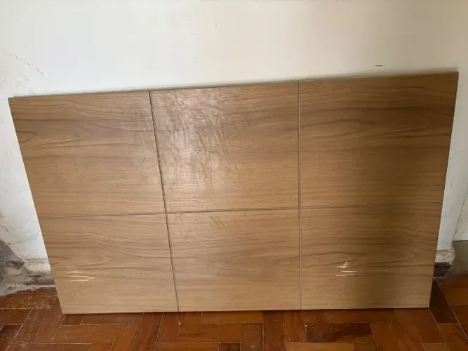 Cabeceira MDF solteiro Casa verde