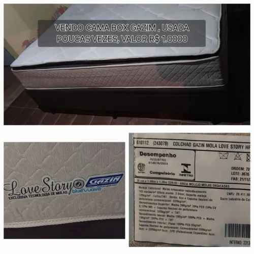 Vendo box cama Gazim 