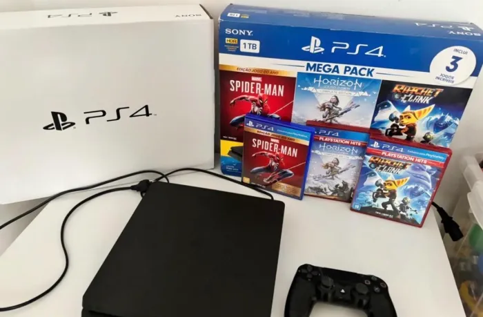 PS4 Slim 1TB problema no HD aceito ofertas