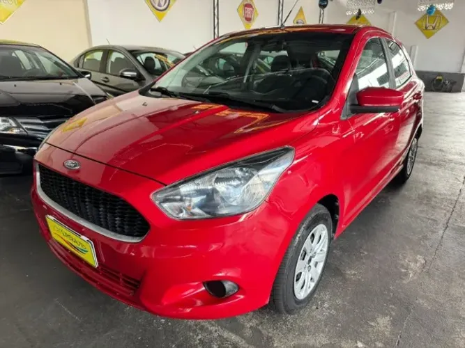 FORD KA 1.0 2018 COMPLETO + SOM + SENSOR E CAMERA DE RÉ (66.876 KM - PROMOÇÃO)