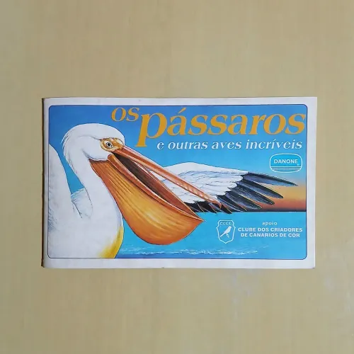 Álbum de figurinhas Os Pássaros COMPLETO - Danone anos 80