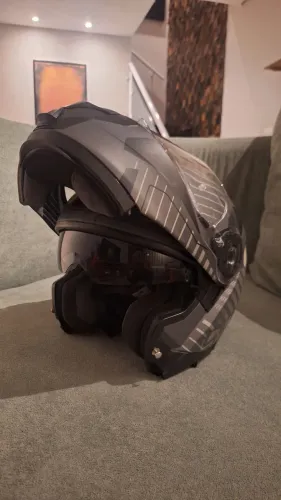 CAPACETE ARTICULADO ESCAMOTEÁVEL ROBOCOP NZi COMBI 2 TAMANHO S , NOVÍSSIMO