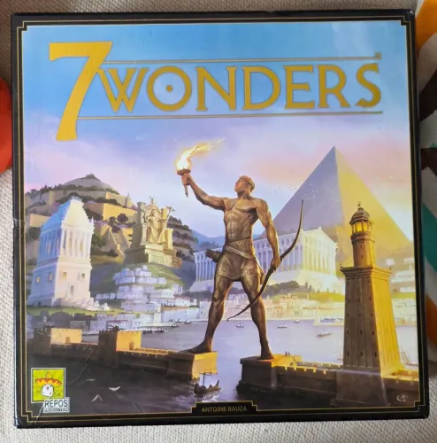 7 Wonders + Armada + Líderes + Cidades + Insert MDF boardgame jogo de tabuleiro