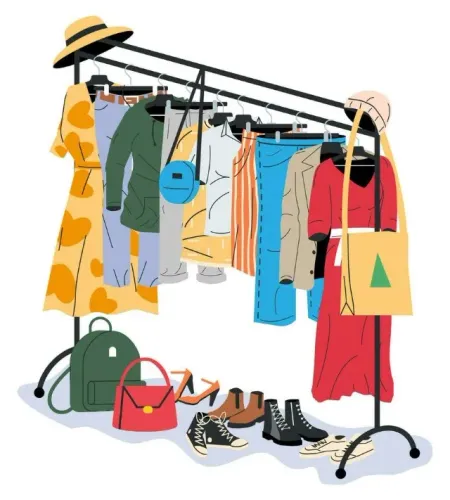 roupas e acessórios
