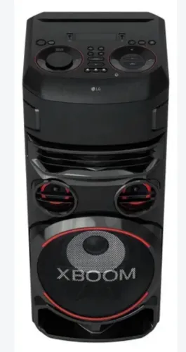 Alto-falante LG XBOOM RN7 portatil com bluetooth preto