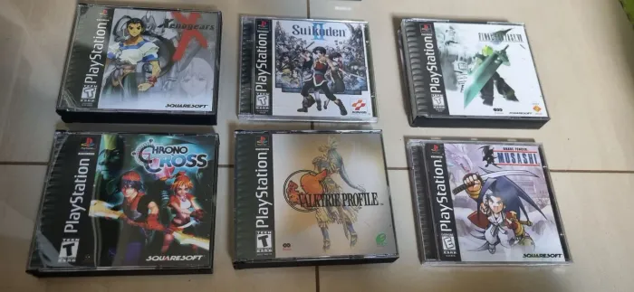Lote 11 jogos RPG Playstation 1 Psone Ler a descrição