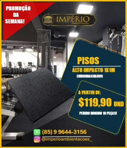 PISOS CROSSFIT 1X1M EM PROMOÇÃO
