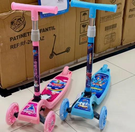Patinete infantil na promoção