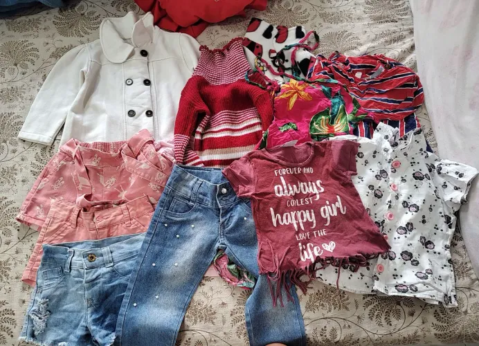 Roupas infantis menina tamanho 4