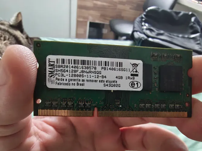 Memória RAM SMART? 4GB DDR3 PC3L12800S.