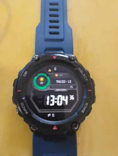 Smartwatch Amazfit t rex pro, para Peças ou concerto 