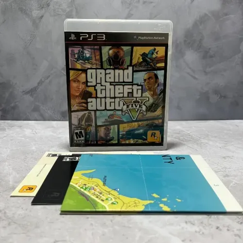 GTA V Midia Fisica PS3 com Mapa